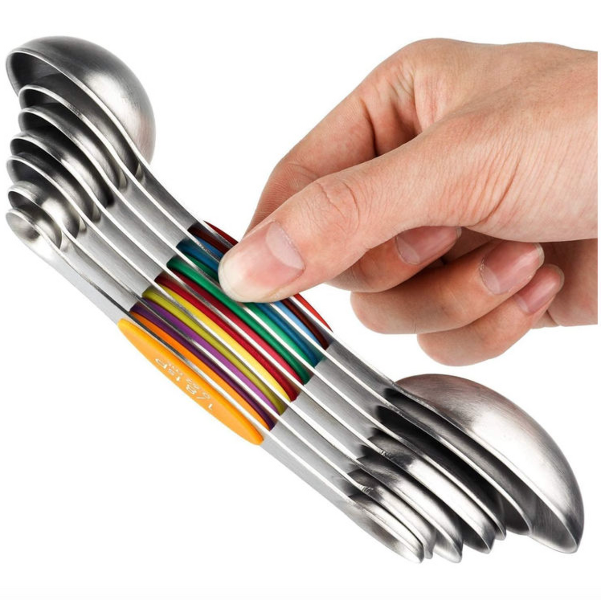 Magnetic Stackable Measuring Spoons