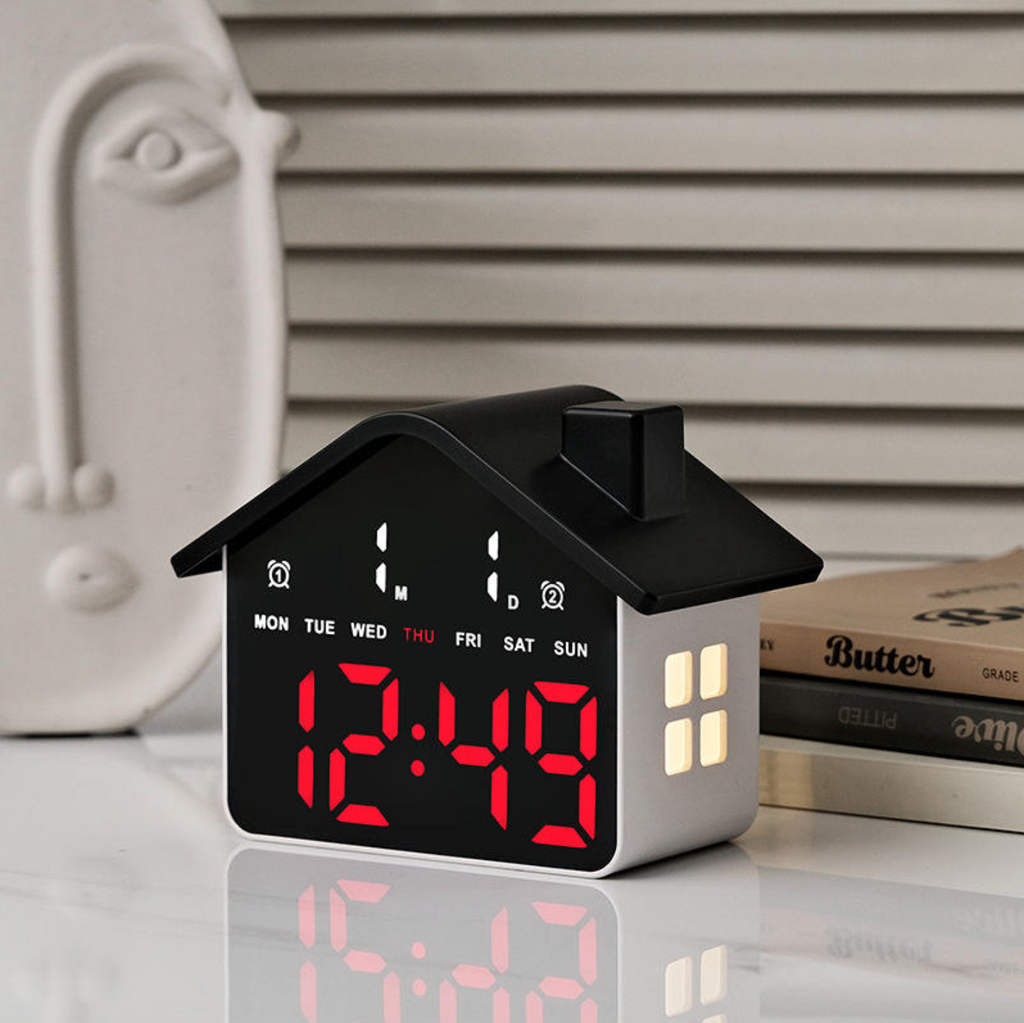 LED Digital Alarm Clock with Ambient Light