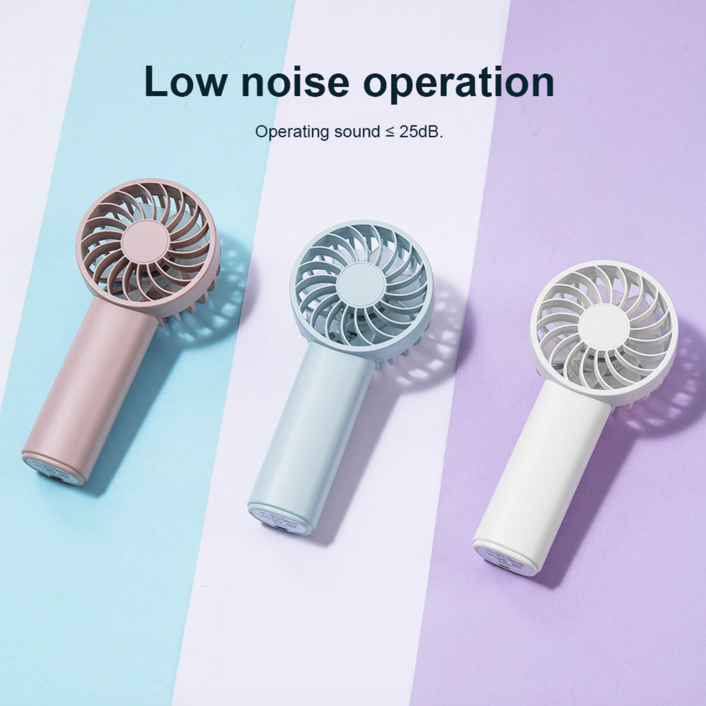 Mini Rechargeable Handheld Fan – Portable High-Speed Personal Cooling Fan