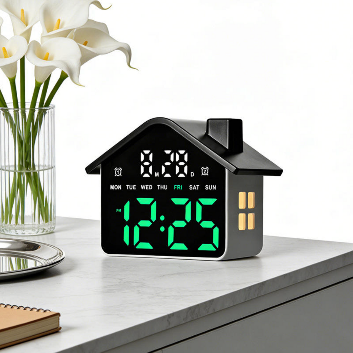 LED Digital Alarm Clock with Ambient Light