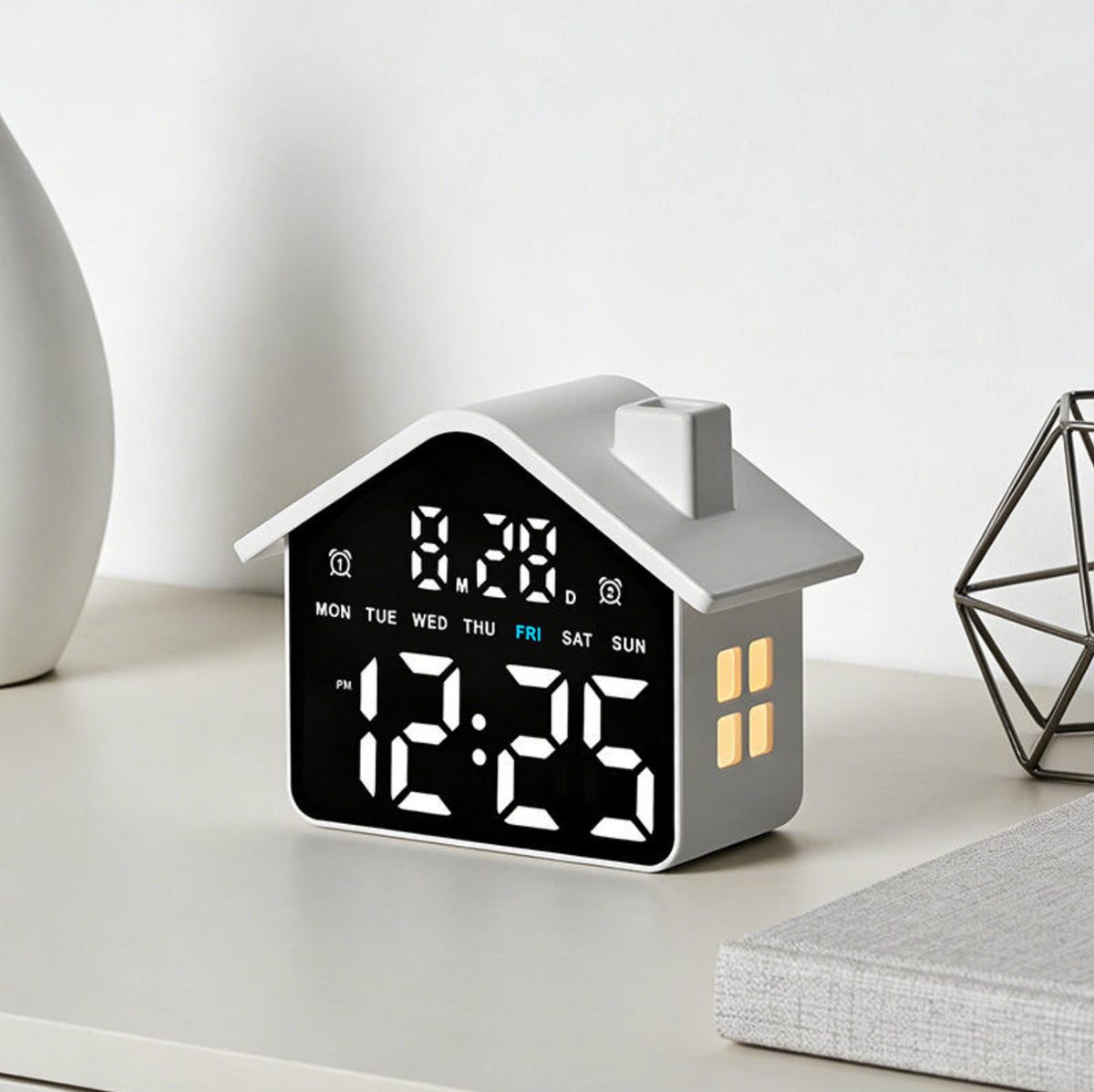 LED Digital Alarm Clock with Ambient Light
