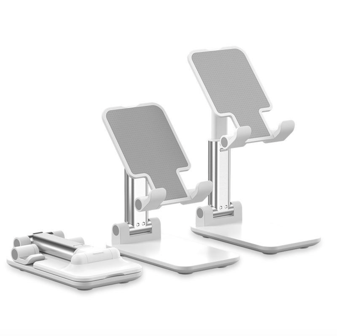 Adjustable Height Phone Stand – Foldable Desktop Mobile Phone Holder
