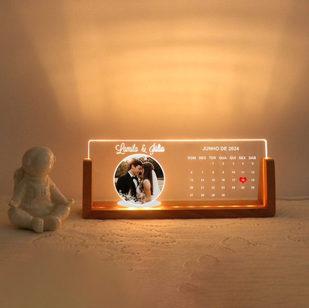 3D U-Shaped Smart LED Room Light – 8-Inch Multicolor Ambient Mood Lamp